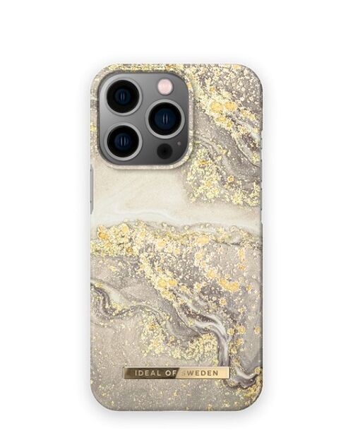 Fashion Case iPhone 13 Pro Sparkle Greige Marble