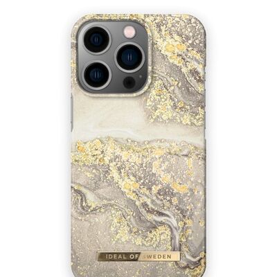 Fashion Case iPhone 13 Pro Sparkle Greige Marble