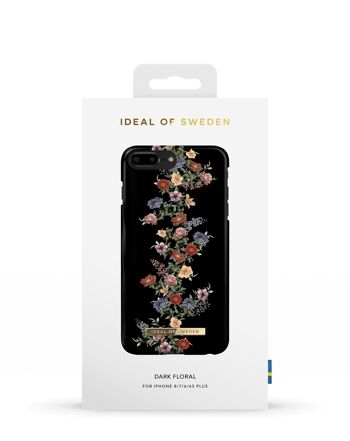 Coque Fashion iPhone 6 / 6s Plus Floral Foncé 4