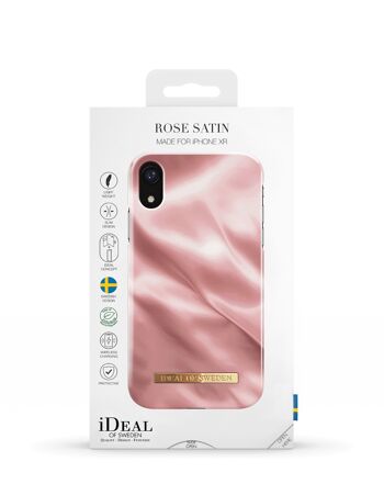 Coque Fashion iPhone XR Rose Satin 6