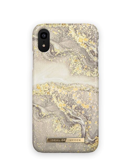 Fashion Case iPhone XR Sparkle Greige Marble