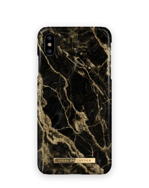 Fashion Case iPhone XS MAX Golden Smoke Marble