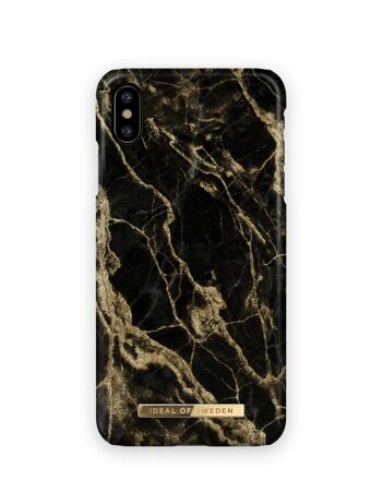 Coque Fashion iPhone XS MAX Golden Smoke Marble 1