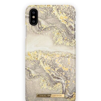 Funda Fashion iPhone XS Max Sparkle Greige Marble