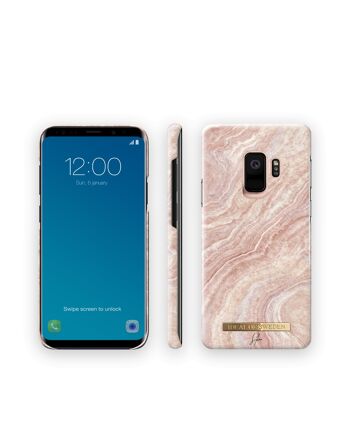 Fashion Case Sylvie Meis Galaxy S9 Rosy Reef Marbre 3