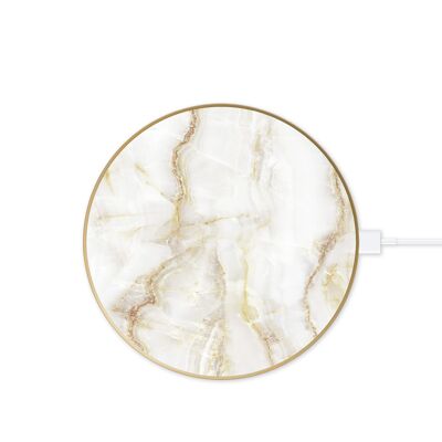 Fashion QI-Ladegerät Golden Pearl Marble