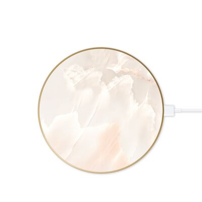 Fashion QI Charger Rose Pearl Mármol