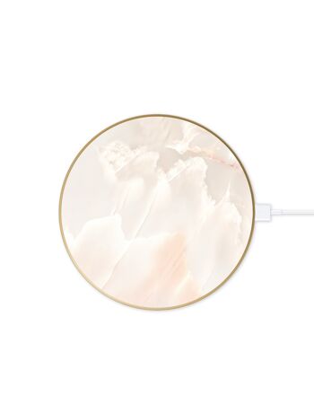 Fashion QI Charger Rose Pearl Marble 1