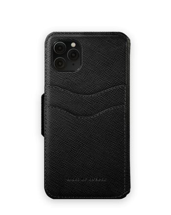 Portefeuille tendance iPhone 11 Pro Noir Saffiano 4