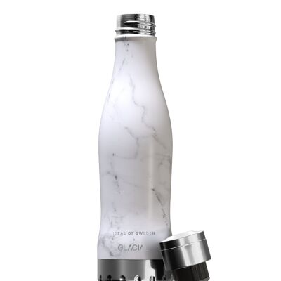 IDEAL x GLACIAL Flasche Weißer Marmor