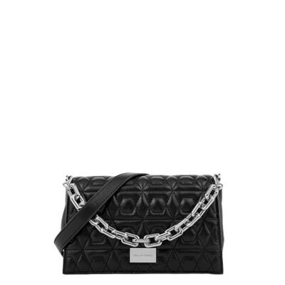 Leia Crossbody Bag Quilted Black