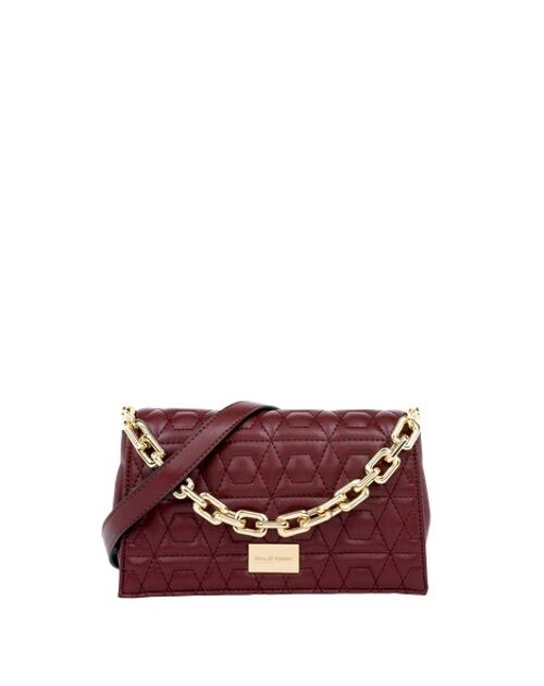 Leia Crossbody Bag Quilted Ruby