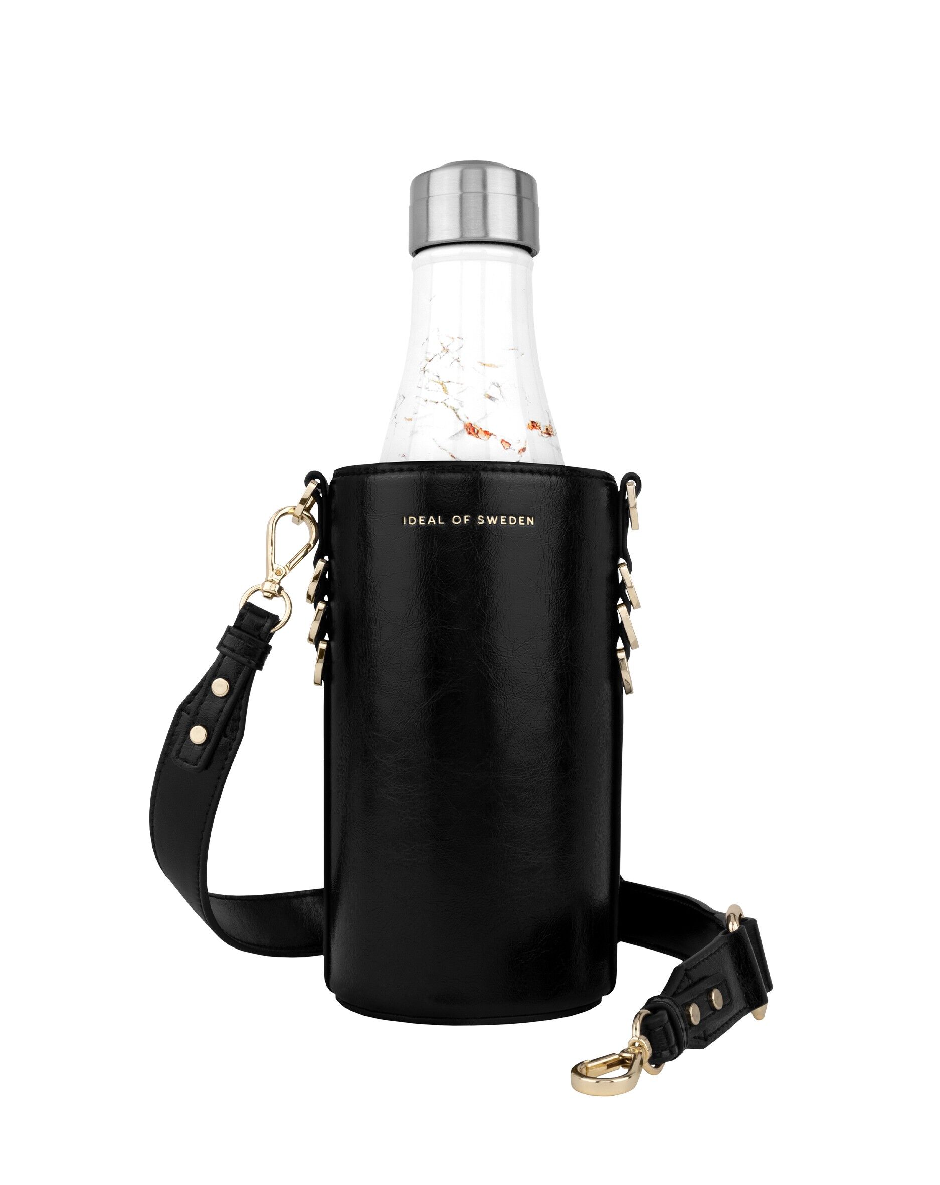 Borsa portabottiglie Lilou nero lucido