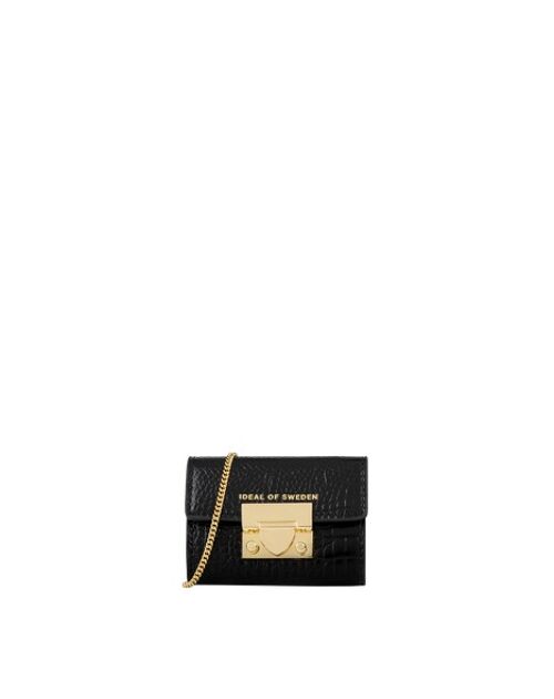 Liv Wallet Mini Bag Neo Noir Croco