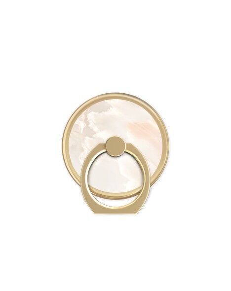 Marmo perlato rosa con montaggio ad anello magnetico