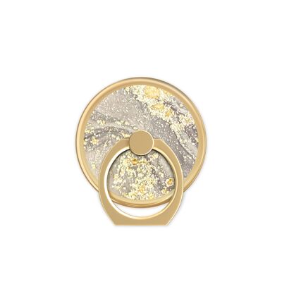 Soporte de anillo magnético Sparkle Greige Marble