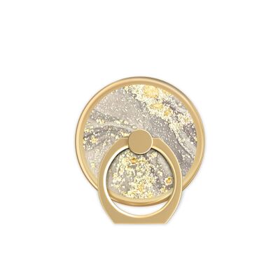 Magnetic Ring Mount Sparkle Greige Marble