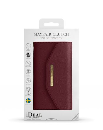 Pochette Mayfair iPhone 11 Pro Bordeaux 4