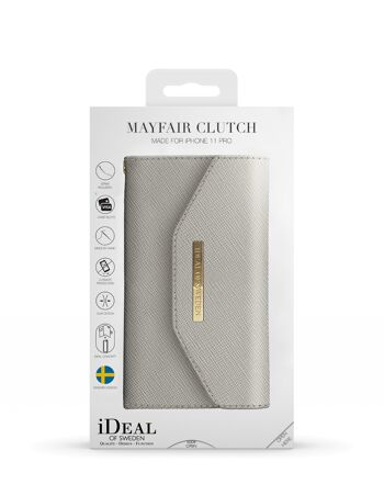 Pochette Mayfair iPhone 11 Pro Gris Clair 3