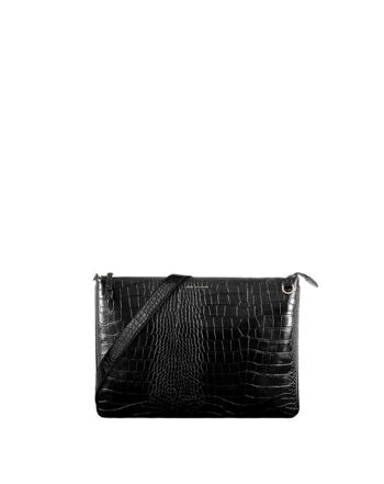 Noel Laptop Bag 16" Noir Croco