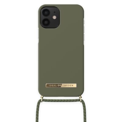 Gewöhnliche Halskette iPhone 12 Mini Cool Khaki