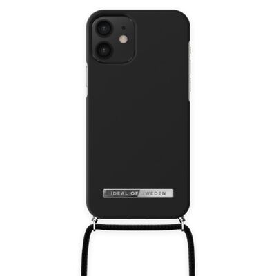 Gewöhnliche Halskette iPhone 12 Miin Ultra Schwarz