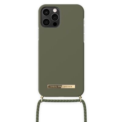 Gewöhnliche Halskette iPhone 12 Pro Cool Khaki