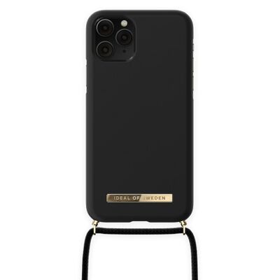 Custodia con collana per telefono ordinario iPhone 11 Pro Jet Black