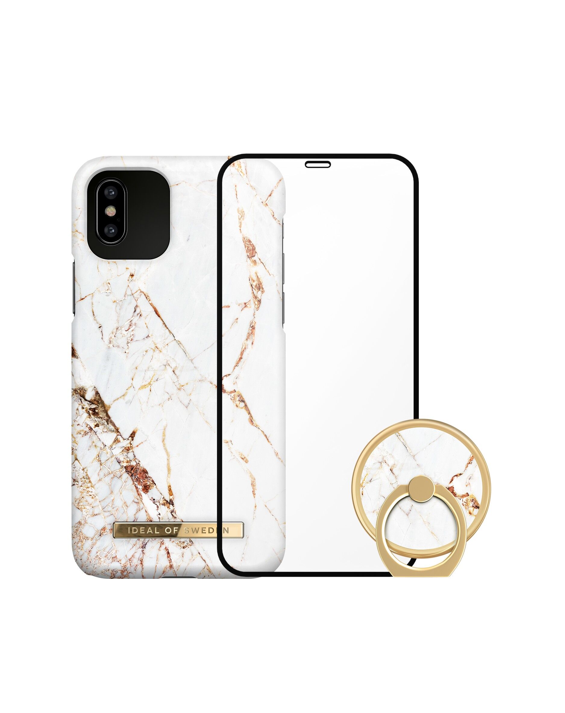 Bedrucktes Bundle Trio iPhone 11 Pro Carrara Gold