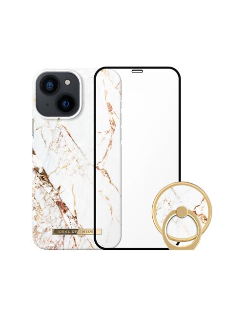 Printed Bundle Trio iPhone 13 Mini Carrara Gold