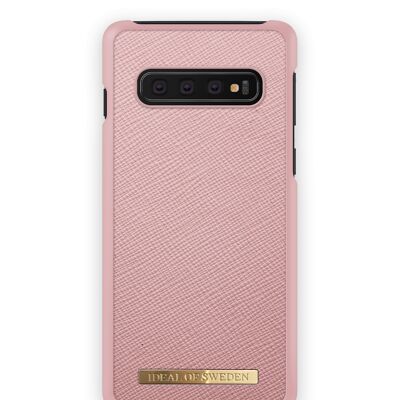 Funda Saffiano Galaxy S10 Rosa