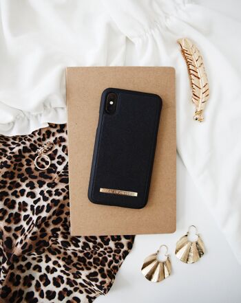 Coque Saffiano Galaxy S10E Noir 2