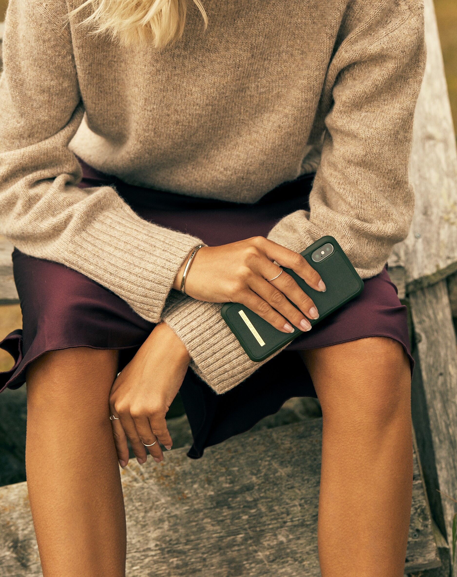 Custodia Saffiano Galaxy S10E Verde