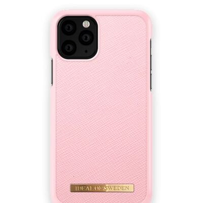 Custodia Saffiano iPhone 11 Pro Rosa