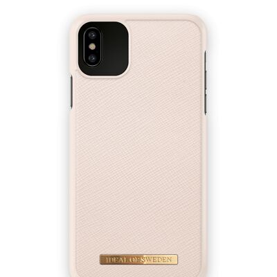 Funda Saffiano iPhone XS MAX Beige