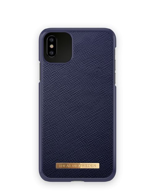 Saffiano Case iPhone XS MAX Navy