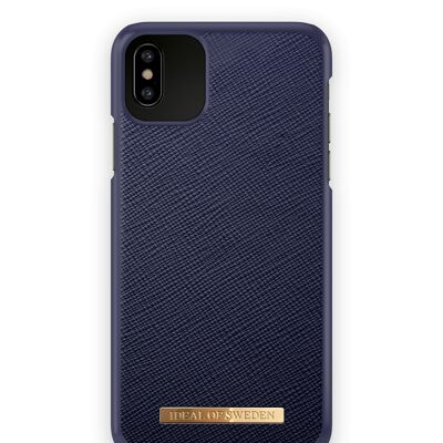 Saffiano Case iPhone XS MAX Navy