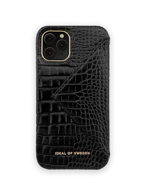 Statement Case iPhone 11 Pro Neo Noir Croco Flap Pocket