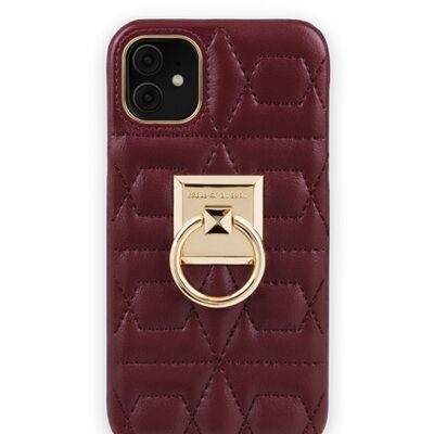 Statement Case iPhone 11 Quilted Ruby