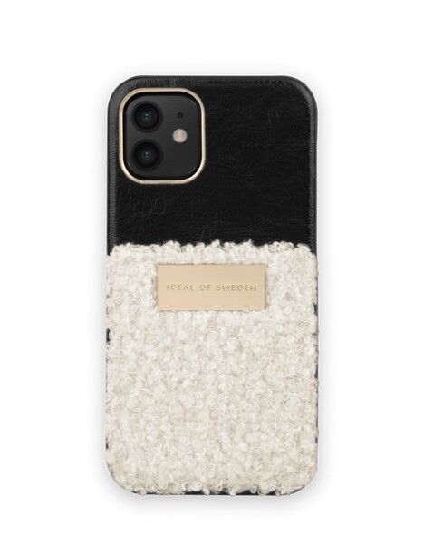 Statement Case iPhone 12 Mini Cream Faux Shearling