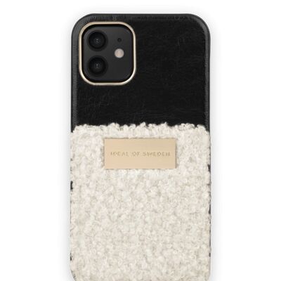 Coque Statement iPhone 12 Mini Crème Faux Shearling