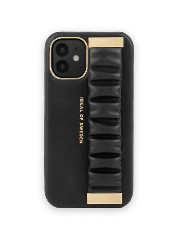 Statement Case iPhone 12 Mini Ruffle Noir Poignée Supérieure