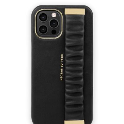 Statement Case iPhone 12 Pro Max Ruffle con impugnatura superiore nera