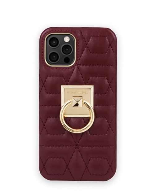 Statement Case iPhone 12 Pro Quilted Ruby