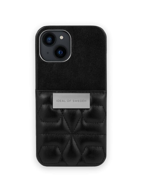 Statement Case iPhone 13 Mini Quilted Black - Mini Pocket