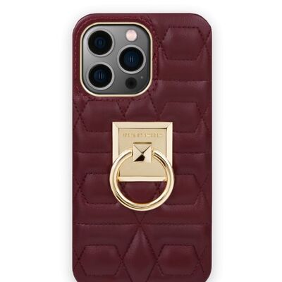 Funda llamativa iPhone 13 Pro Quilted Ruby