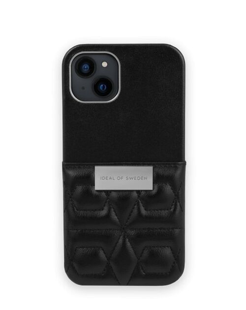 Statement Case iPhone 13 Quilted Black Mini Pocket