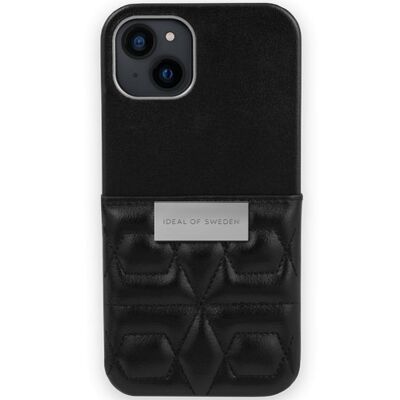 Statement Case iPhone 13 Quilted Black Mini Pocket