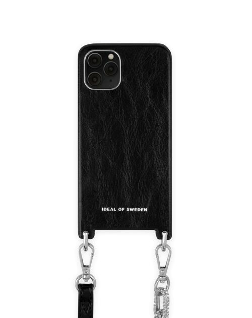 Statement Necklace Case iPhone 11 Pro Platinum Black