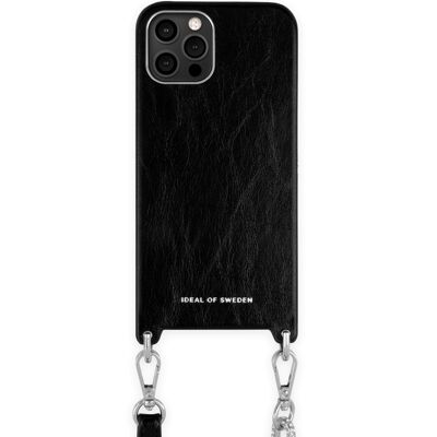 Statement Necklace Case iPhone 12 Pro Max Platinum Black